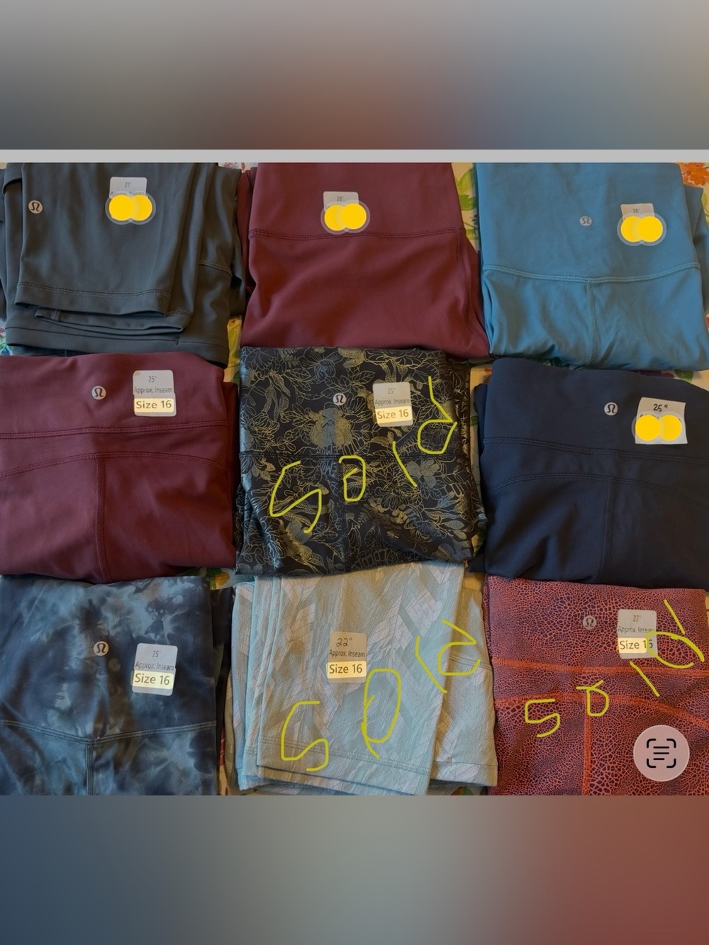 Lululemon Size 16, NWOT, $38 each
